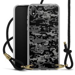 Carry Case Transparent Leather black/gold