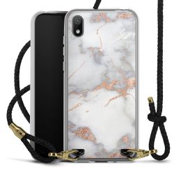 Carry Case Transparent Leather black/gold