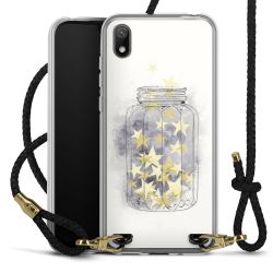 Carry Case Transparent Leather black/gold