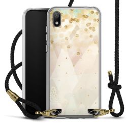 Carry Case Transparent Leather black/gold