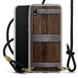 Carry Case Transparent Leather black/gold