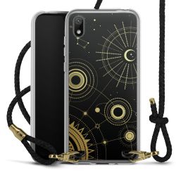 Carry Case Transparent Leather black/gold