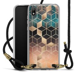 Carry Case Transparent Leather black/gold