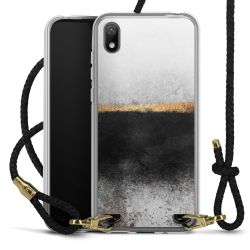 Carry Case Transparent Leather black/gold