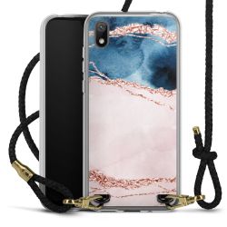 Carry Case Transparent Leather black/gold