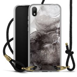 Carry Case Transparent Leather black/gold