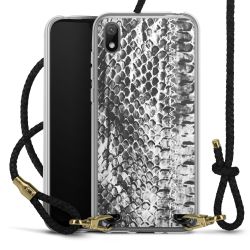 Carry Case Transparent Leather black/gold