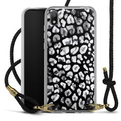 Carry Case Transparent Leather black/gold