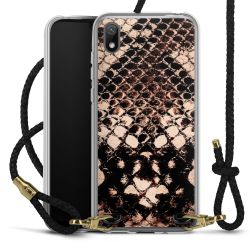 Carry Case Transparent Leather black/gold