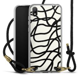 Carry Case Transparent Leather black/gold