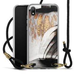 Carry Case Transparent Leather black/gold