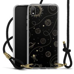 Carry Case Transparent Leather black/gold