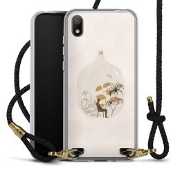 Carry Case Transparent Leather black/gold