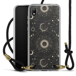 Carry Case Transparent Leather black/gold