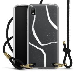 Carry Case Transparent Leather black/gold