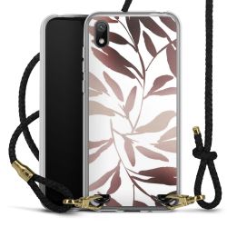 Carry Case Transparent Leather black/gold