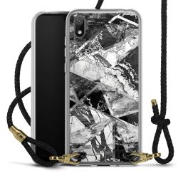 Carry Case Transparent Leather black/gold