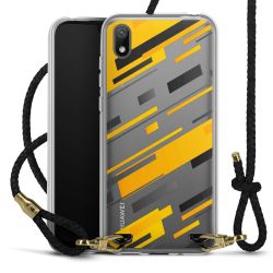 Carry Case Transparent Leather black/gold