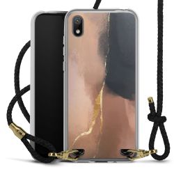 Carry Case Transparent Leather black/gold