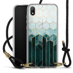 Carry Case Transparent Leather black/gold