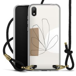 Carry Case Transparent Leather black/gold