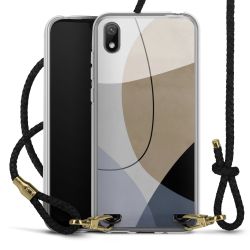 Carry Case Transparent Leather black/gold