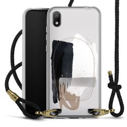 Carry Case Transparent Leather black/gold