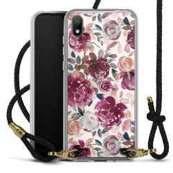 Carry Case Transparent Leather black/gold