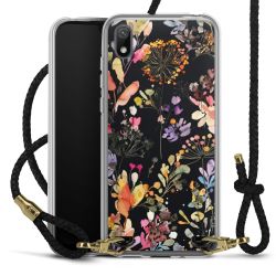 Carry Case Transparent Leather black/gold