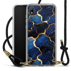 Carry Case Transparent Leather black/gold