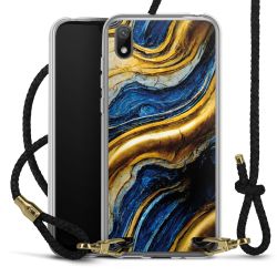 Carry Case Transparent Leather black/gold