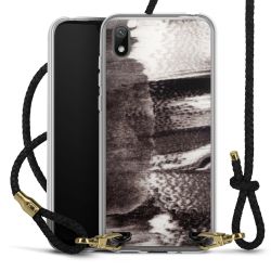 Carry Case Transparent Leather black/gold