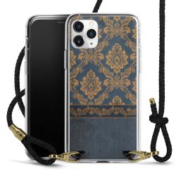 Carry Case Transparent Leather black/gold