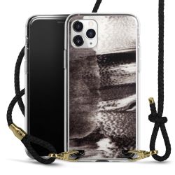 Carry Case Transparent Leather black/gold