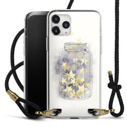 Carry Case Transparent Leather black/gold