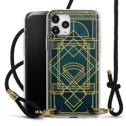 Carry Case Transparent Leather black/gold