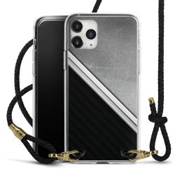 Carry Case Transparent Leather black/gold