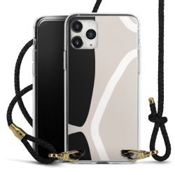 Carry Case Transparent Leather black/gold