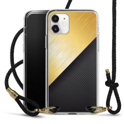 Carry Case Transparent Leather black/gold