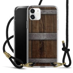 Carry Case Transparent Leather black/gold