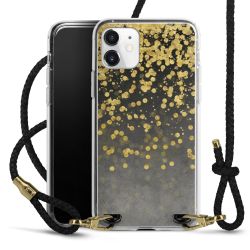 Carry Case Transparent Leather black/gold