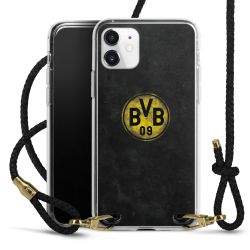 Carry Case Transparent Leather black/gold