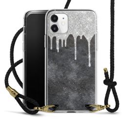 Carry Case Transparent Leather black/gold