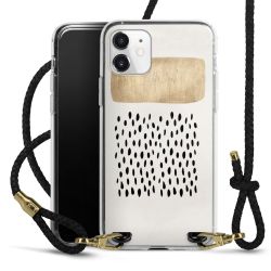 Carry Case Transparent Leather black/gold