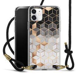 Carry Case Transparent Leather black/gold