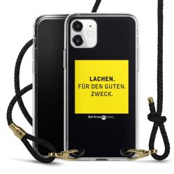 Carry Case Transparent Leder schwarz/gold