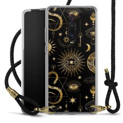 Carry Case Transparent Leather black/gold