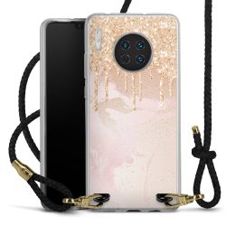 Carry Case Transparent Leather black/gold