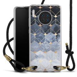 Carry Case Transparent Leather black/gold