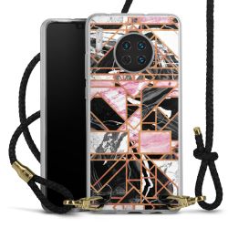 Carry Case Transparent Leather black/gold